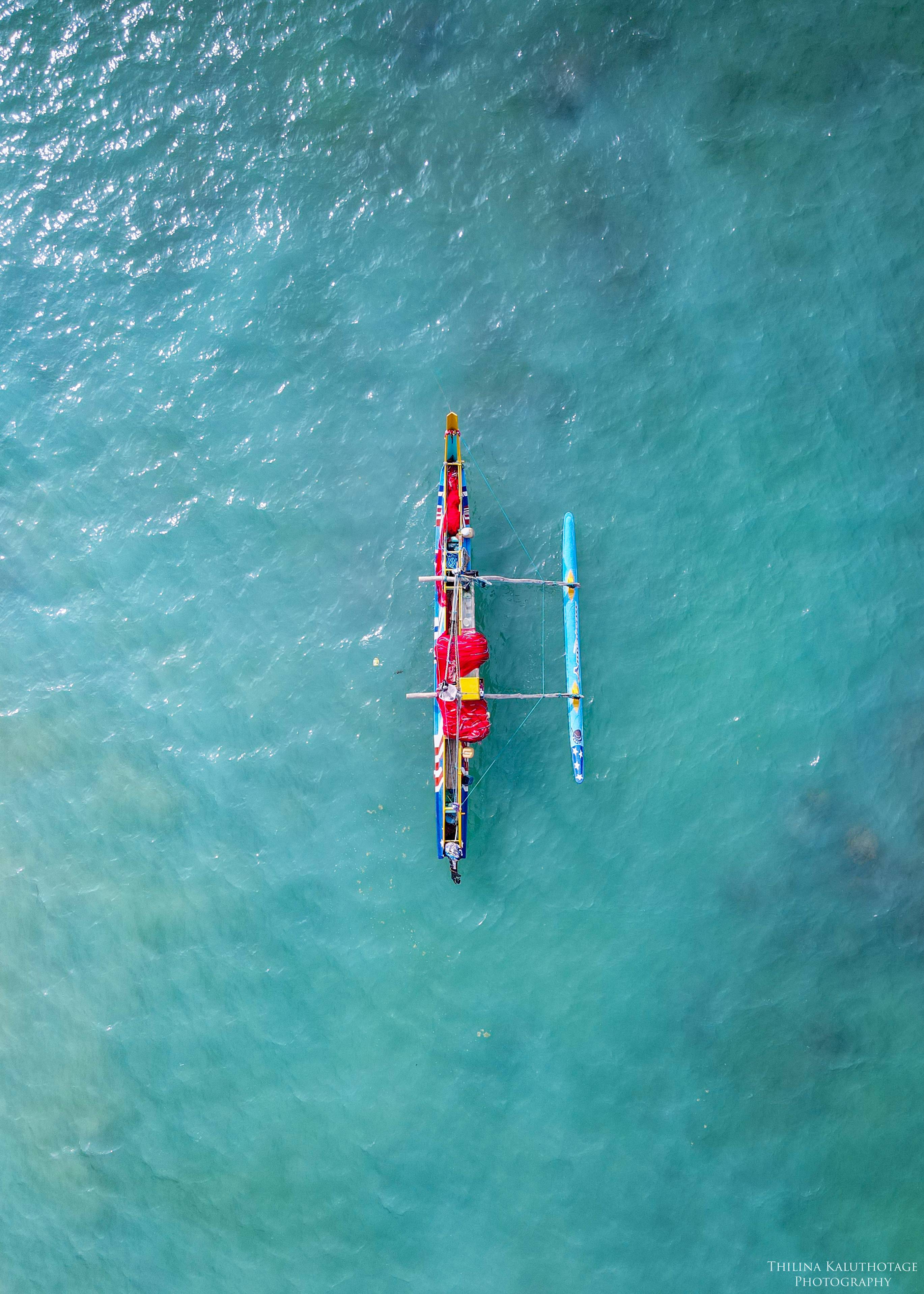 A ferry from Hikkaduwa