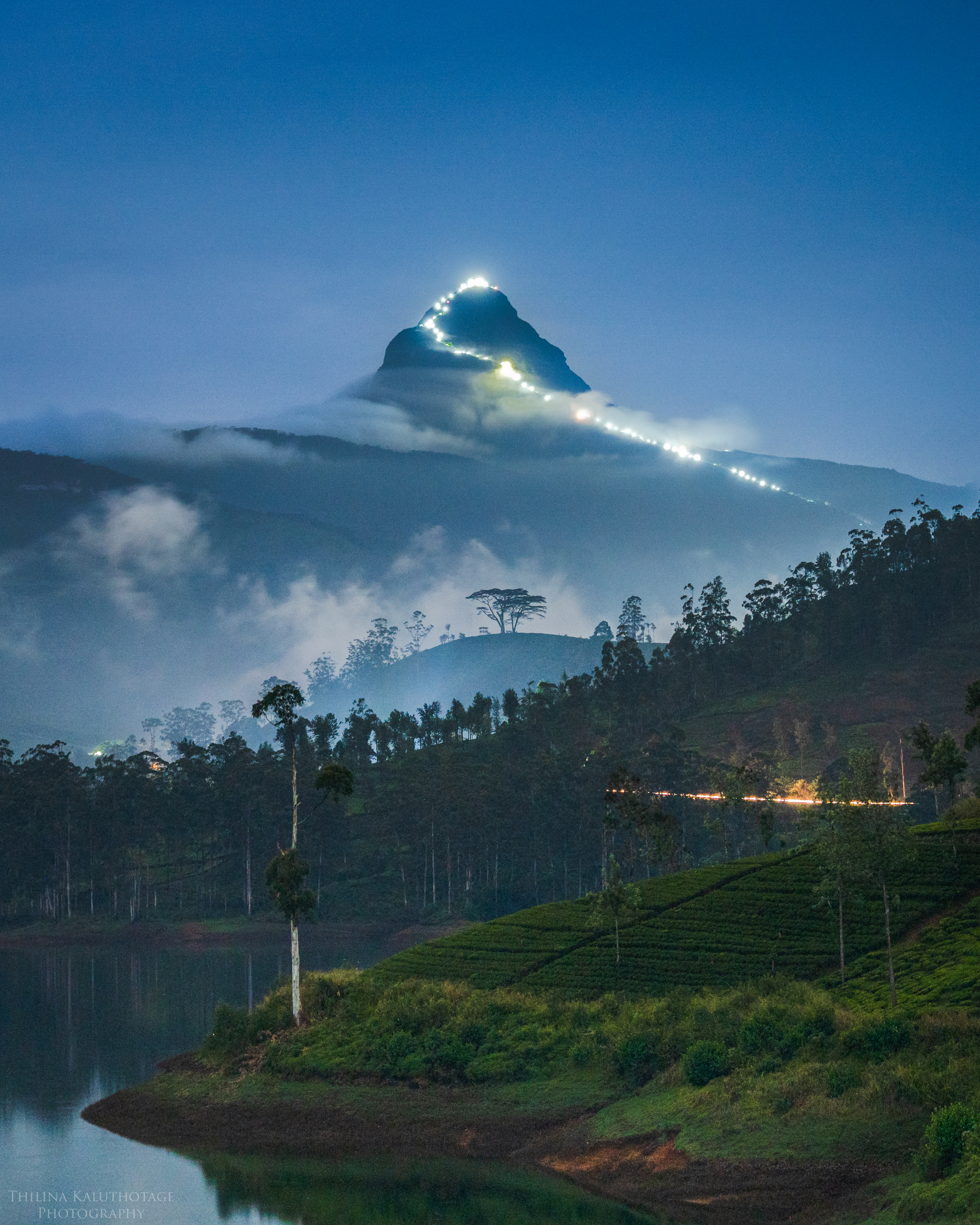 Adam's Peak view from Maskeliya